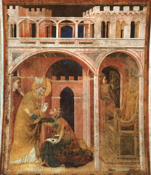 Simone Martini Miracle of Fire Germany oil painting art